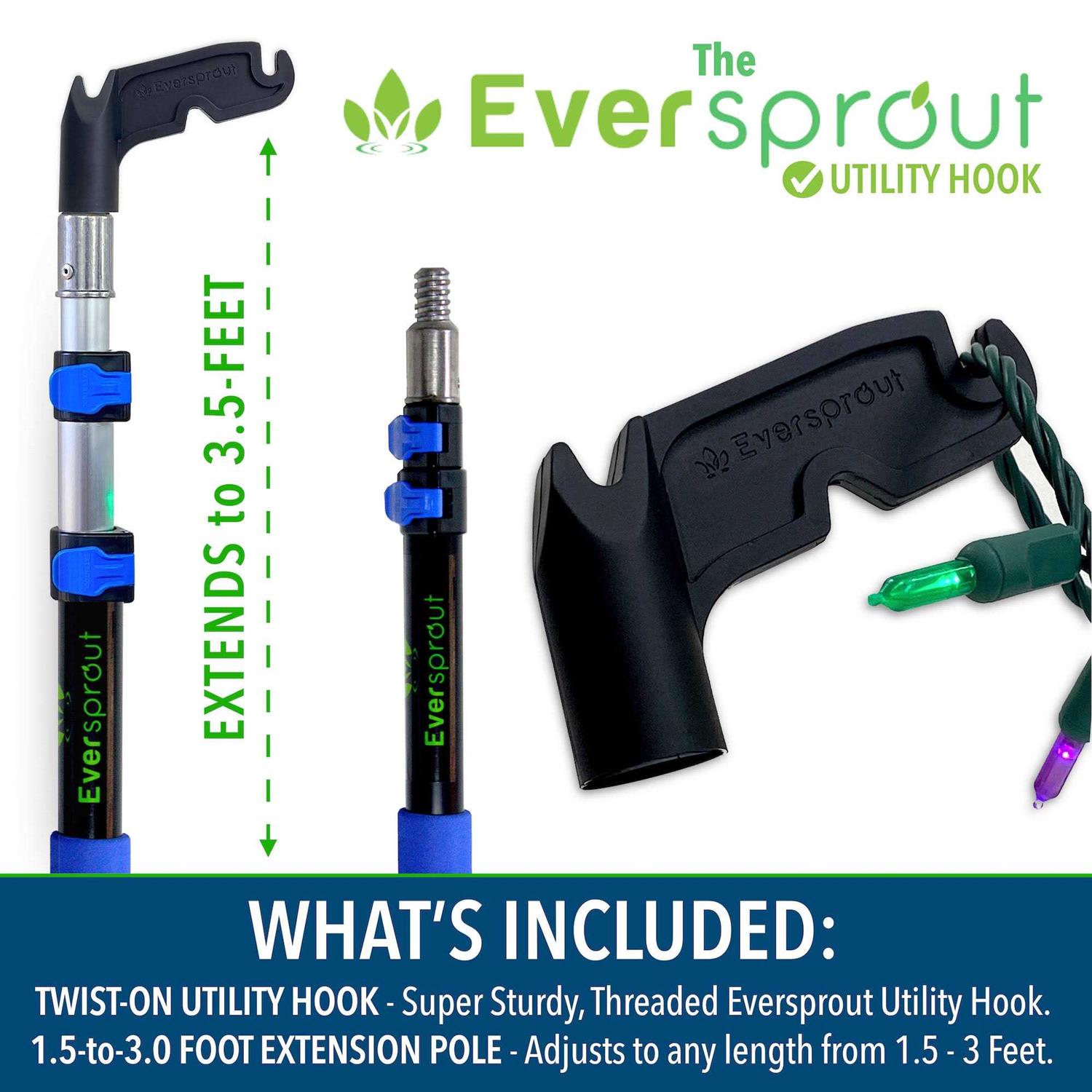 Eversprout Utility Hook with Extension Pole - Zenithce