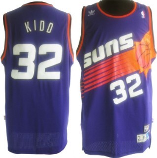 Phoenix Suns #32 Jason Kidd Purple Swingman Throwback Jersey - Zenithce