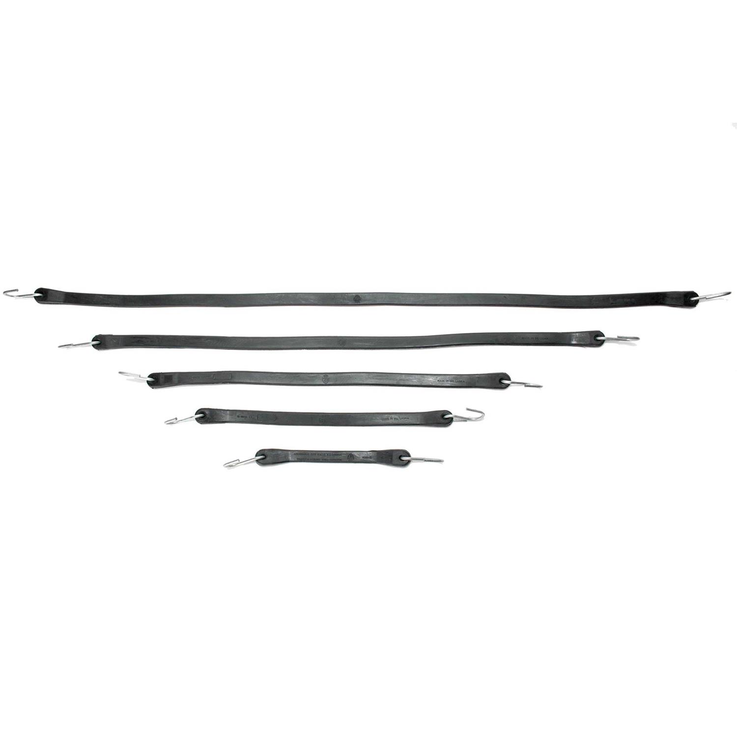 DC Cargo Mall 50 Tarp Straps Long Natural Rubber Bungee Cord Tie-Downs Ideal for Securing Tarps - Zenithce