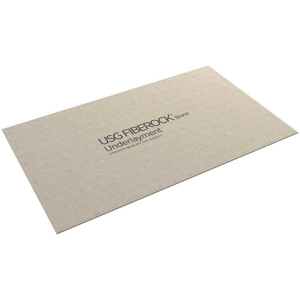 USG Fiberock Brand 1/2 in. x 3 ft. x 5 ft. Tile Backerboard - Zenithce