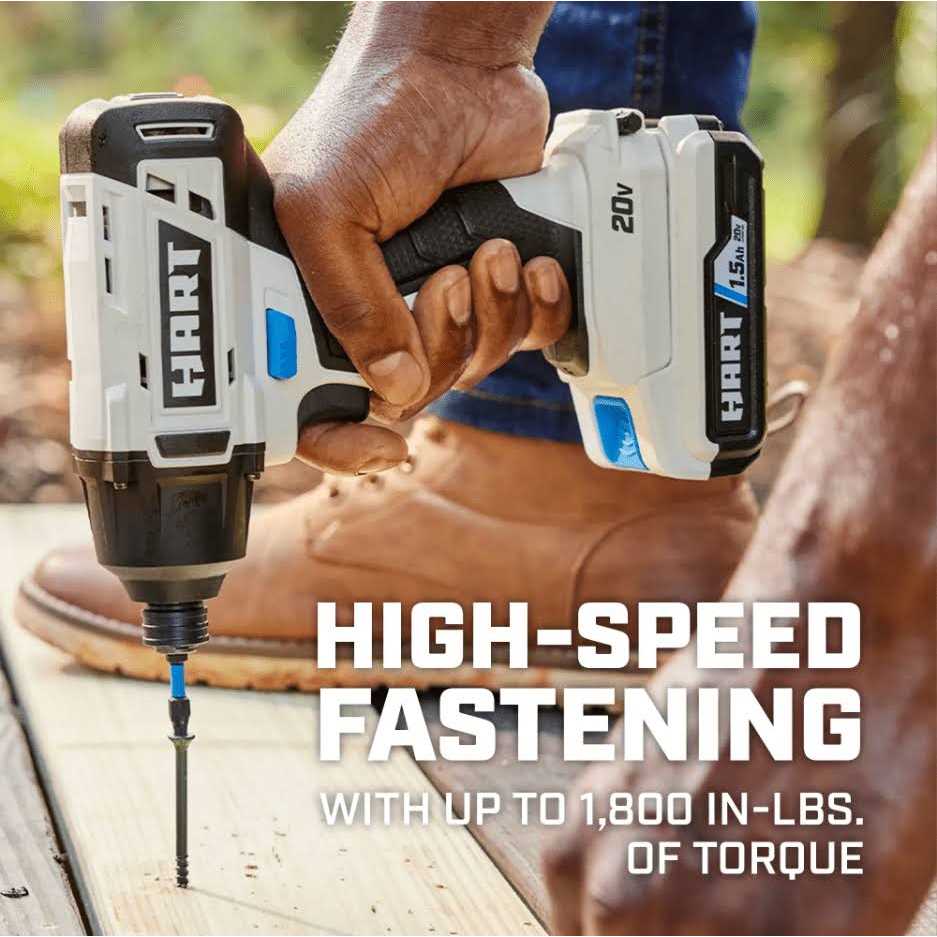 Hart 20-Volt Cordless Impact Driver - Zenithce