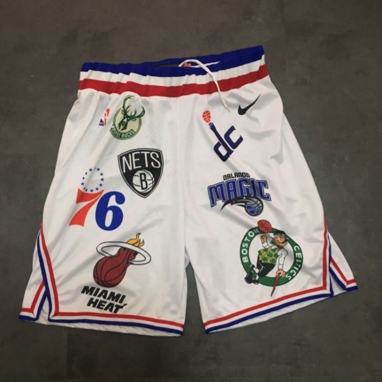 Supreme X X Logos Stitched White Shorts - Zenithce
