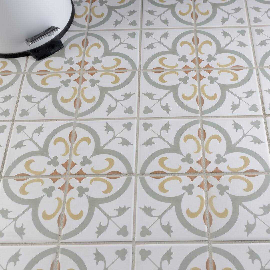 Merola Tile Revival 8 x 8 Ceramic Patterned Wall & Floor Tile - Zenithce
