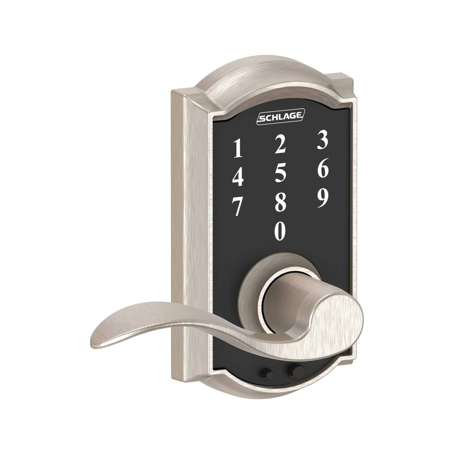 Schlage Camelot Touch Lock with Accent Lever - Zenithce