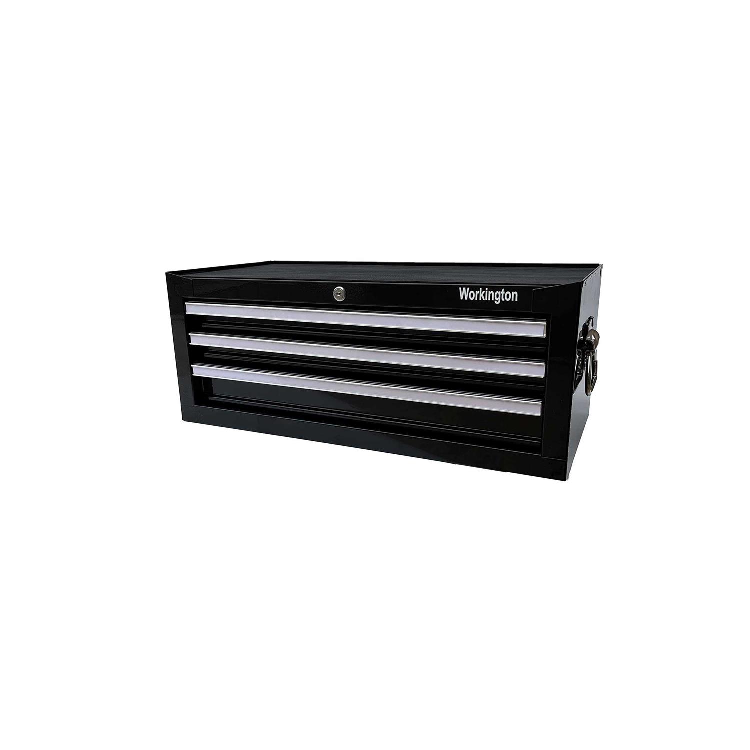 Workington Industrial Drawers Portable Metal Intermediate Box 26 Middle Tool Chest Cabinet with Ball Bearing Drawer Slides - Zenithce