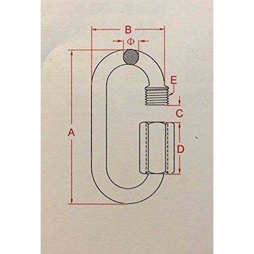 US Stainless Stainless Steel 316 Quick Link Marine Grade - Zenithce