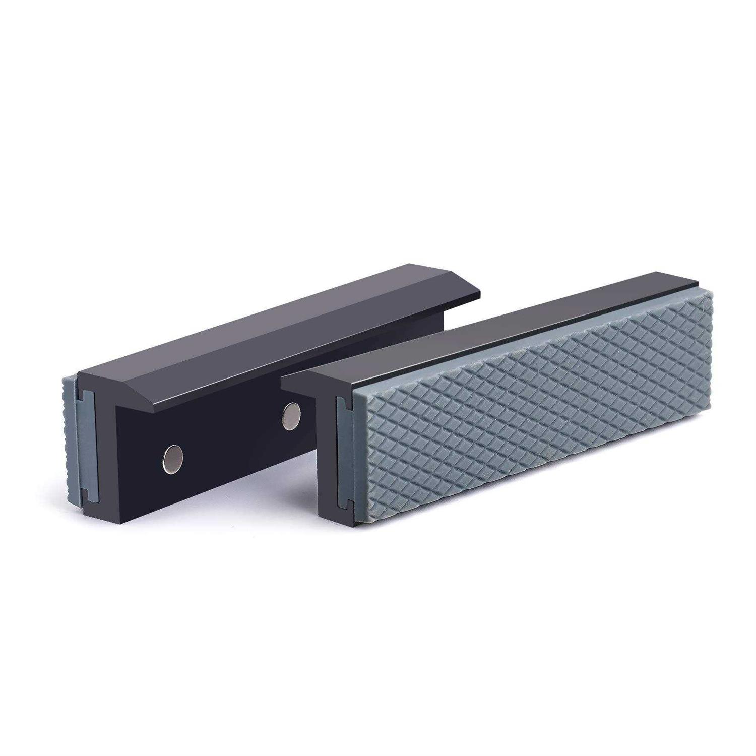 TRISENSE 6 Vise Jaws with Strong Magnetic Universal Soft Vice Jaws Pads Covers - Zenithce