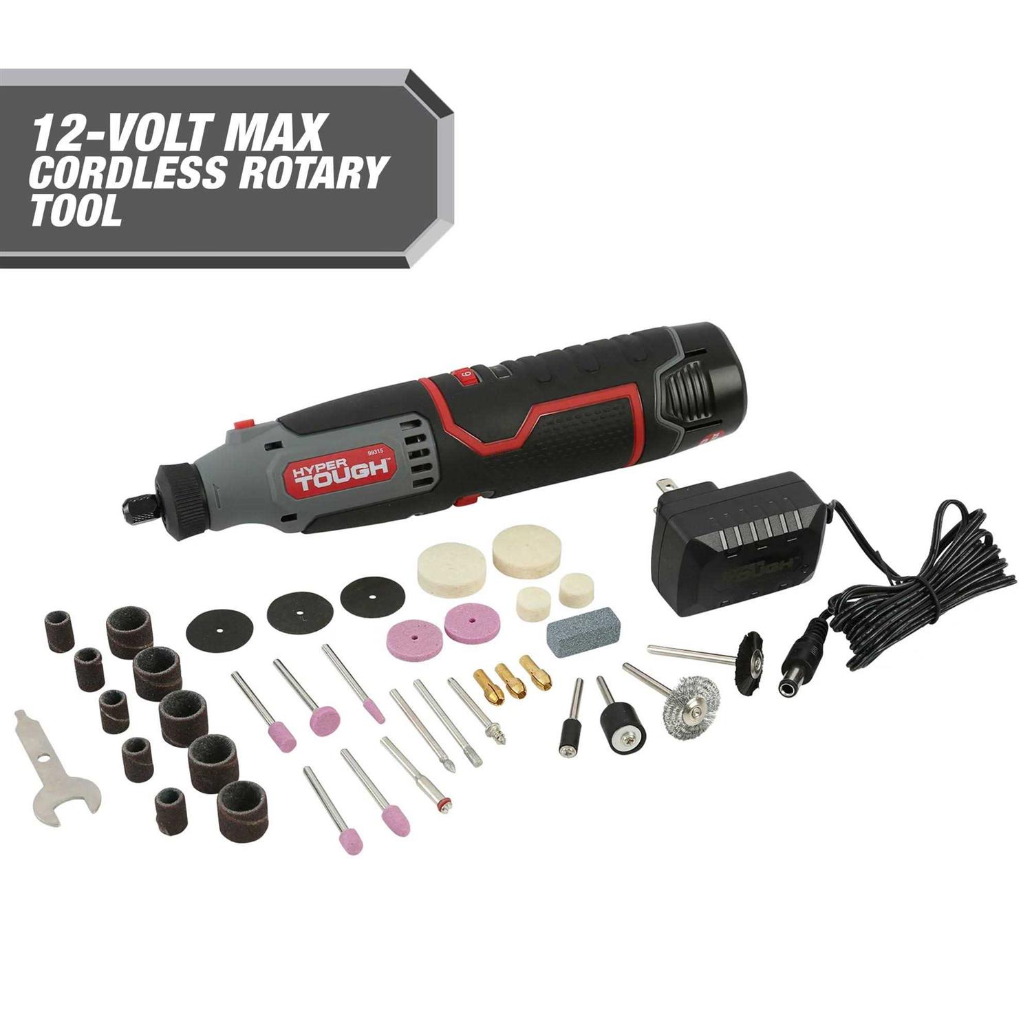 Hyper Tough 12V Max* Lit-Ion Cordless 3/8-inch Drill Driver with 1.5Ah Battery 99303 - Zenithce