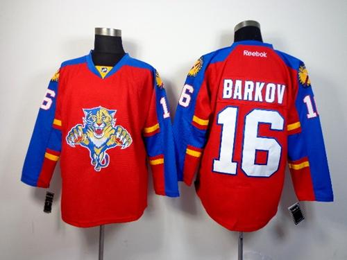 Panthers #16 Aleksander Barkov Red Home Stitched Jersey - Zenithce
