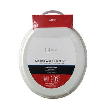 Mainstays Round Molded Toilet Seat opp - Zenithce