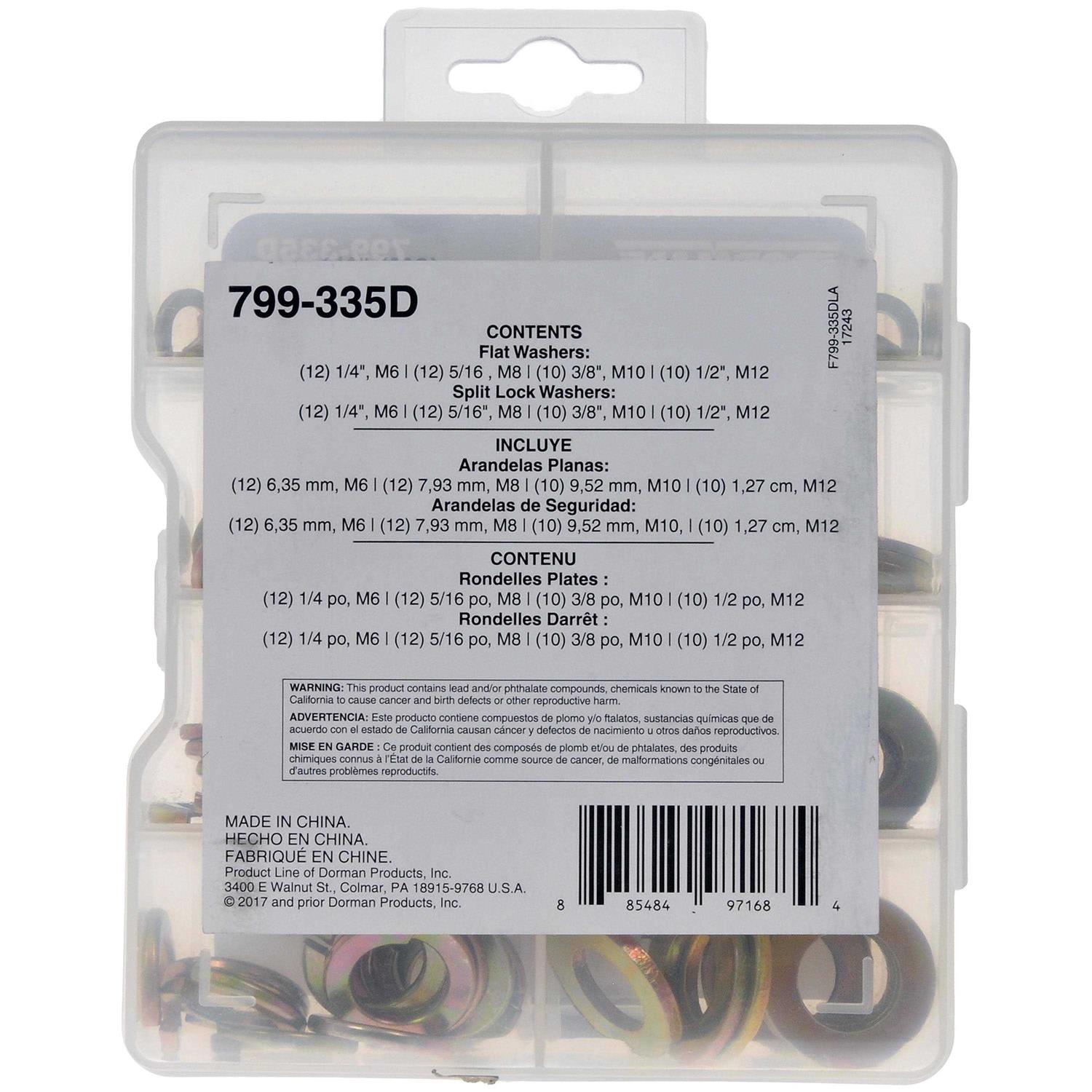 Dorman 799-305D Pro Pack Metric Class 10.9 Hardware - Zenithce