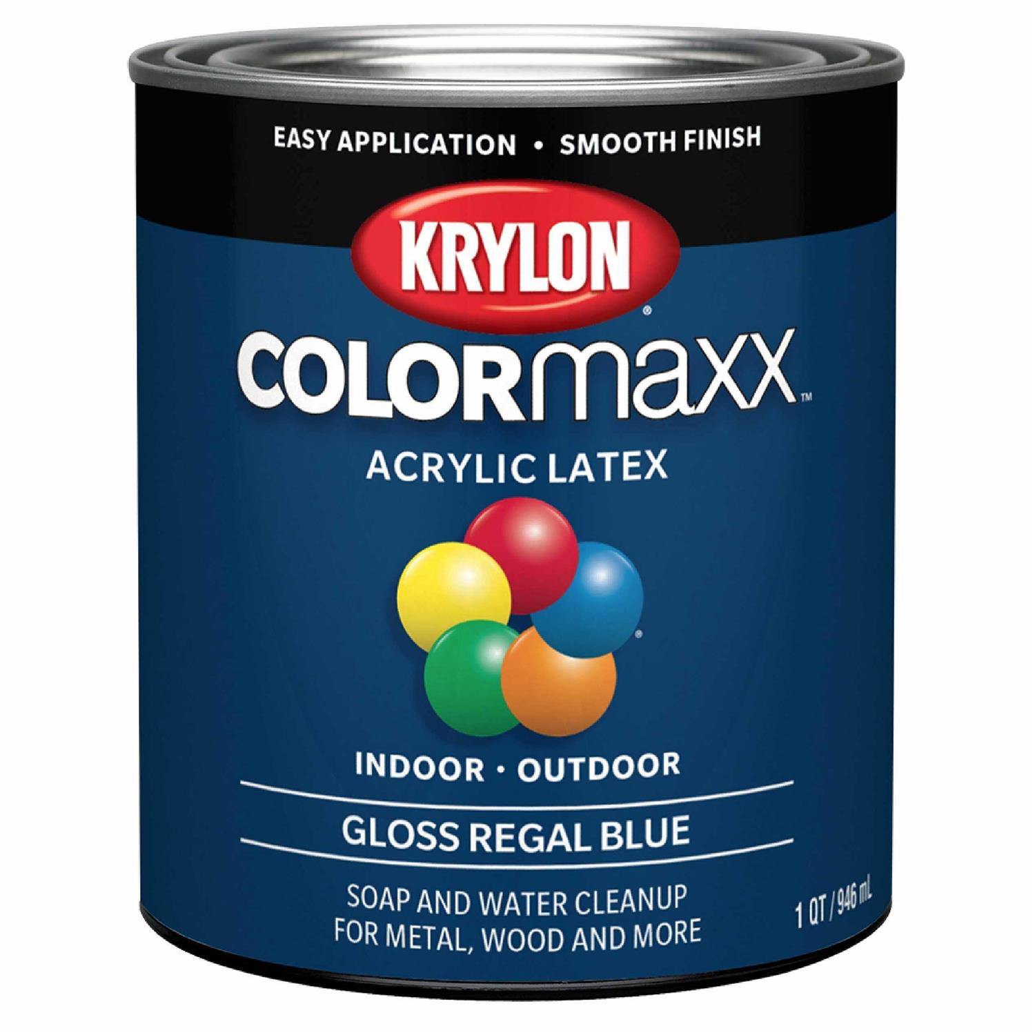 Krylon COLORmaxx Exterior Paint Satin K05613007 - Zenithce