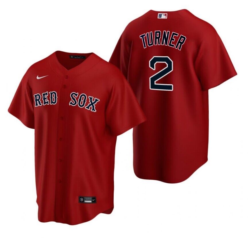 Boston Red Sox #2 Justin Turner Red Cool Base Stitched Jersey - Zenithce