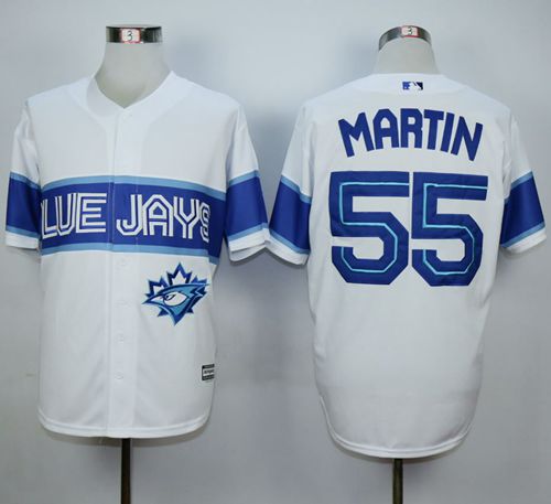 Blue Jays #55 Russell Martin White Exclusive New Cool Base Stitched Jersey - Zenithce
