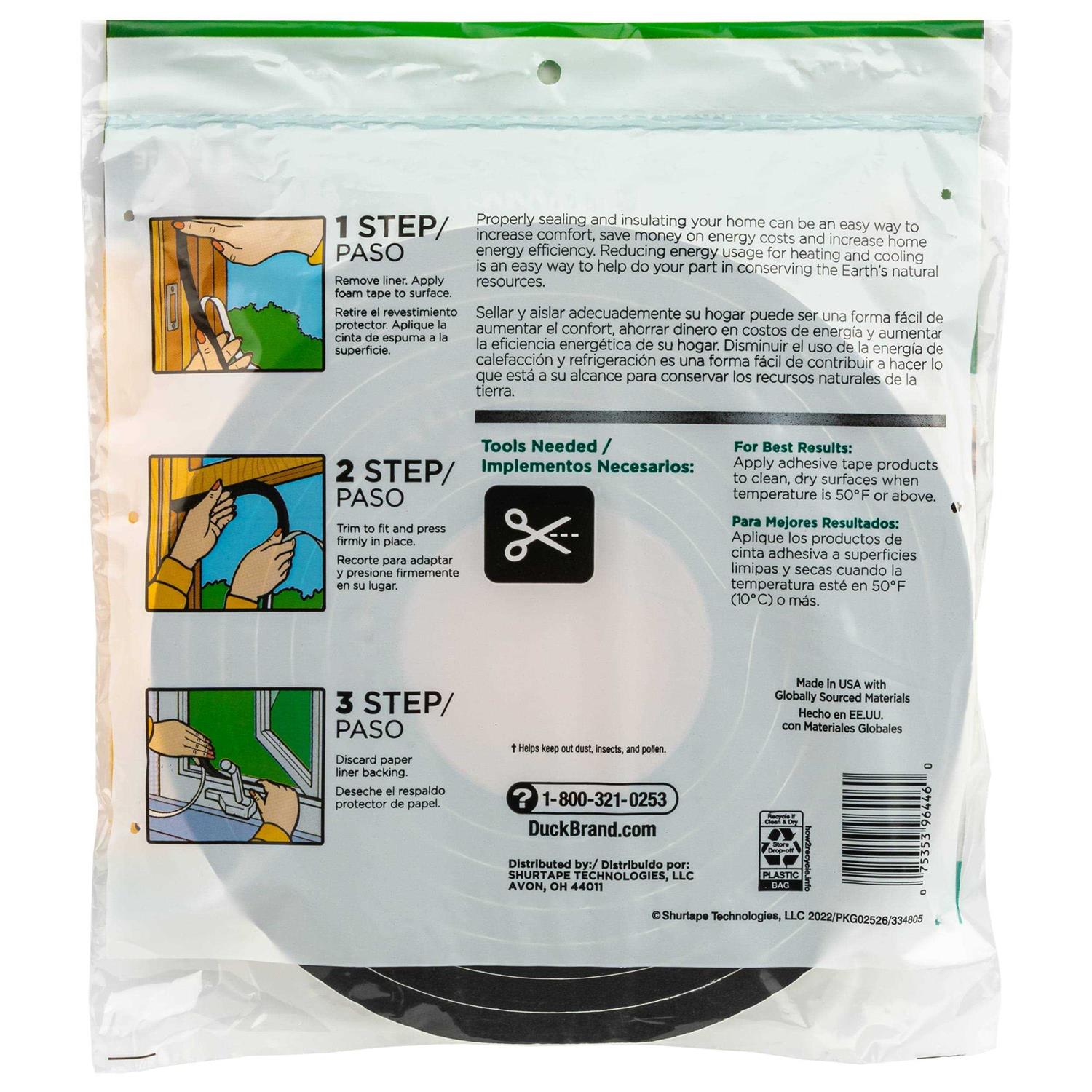 Duck Foam Weatherstrip Seal - Zenithce