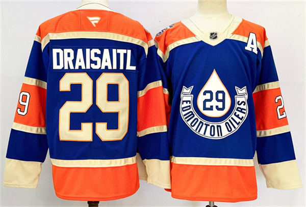 Edmonton Oilers #97 Connor McDavid Royal 2024-25 With C Patch Heritage Classic Primegreen Stitched Jersey - Zenithce
