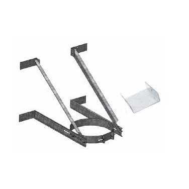 DuraVent 6 in. x 14.25 in. Single-Wall Black Stove Pipe Universal Up or Out Install Kit for Chimney Pipe - Zenithce