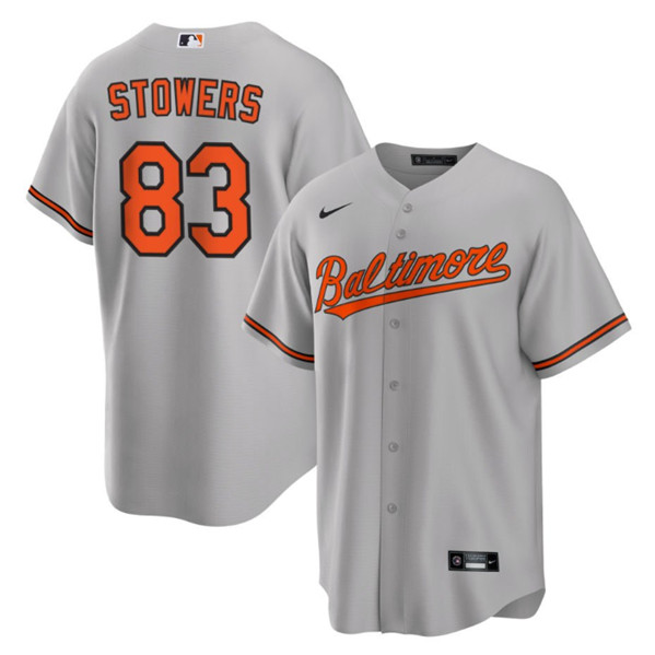 Baltimore Orioles #83 Kyle Stowers Gray Cool Base Stitched Jersey - Zenithce