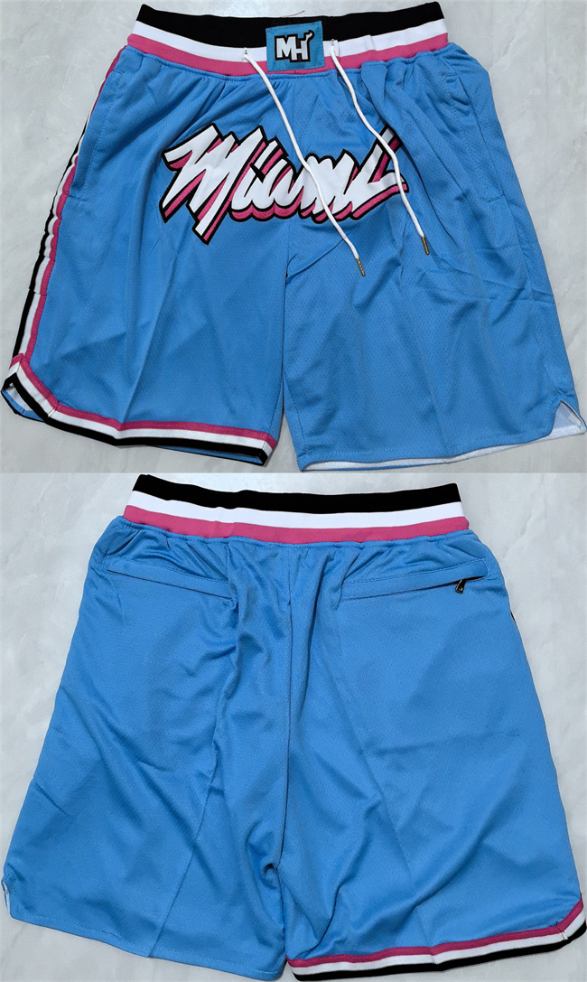 Miami Heat Blue Shorts (Run Small) - Zenithce
