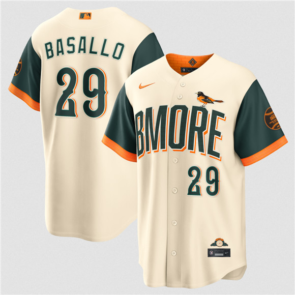 Baltimore Orioles #29 Samuel Basallo Natural 2026 City Connect Stadium Stitched Jersey - Zenithce