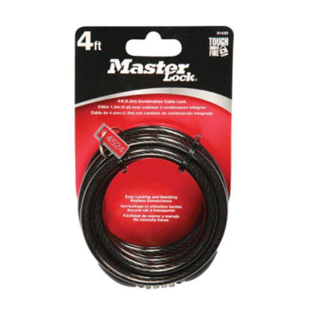 Master Lock 8114D Combination Cable Lock - Zenithce