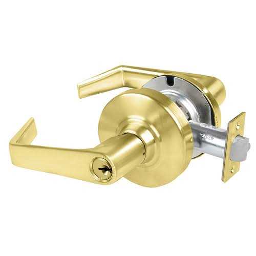 Schlage ALX10SAT626 Saturn Passage Door Lever Set Satin Chrome - Zenithce