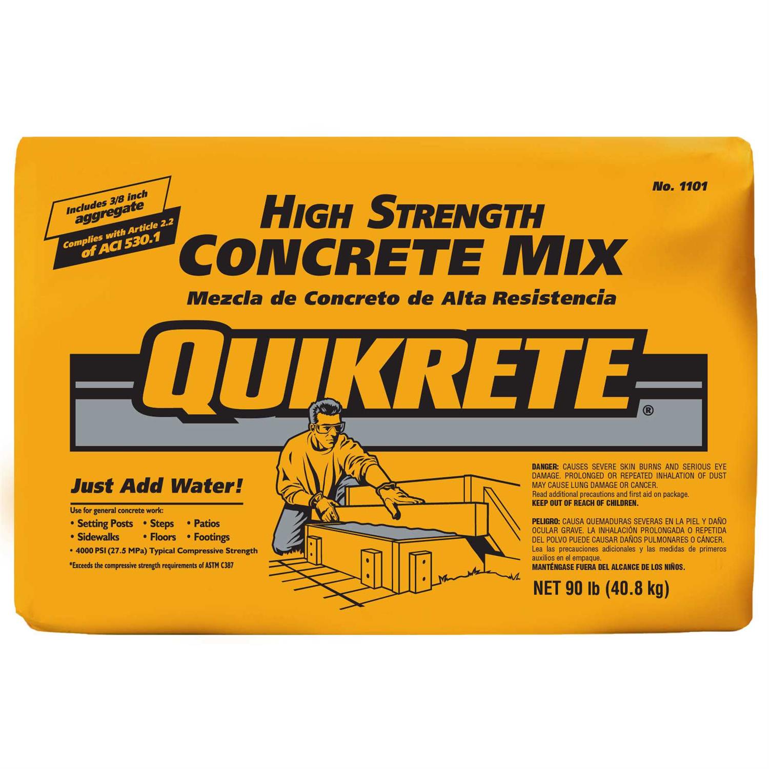 Quikrete 90 lb. High Strength Concrete Mix - Zenithce