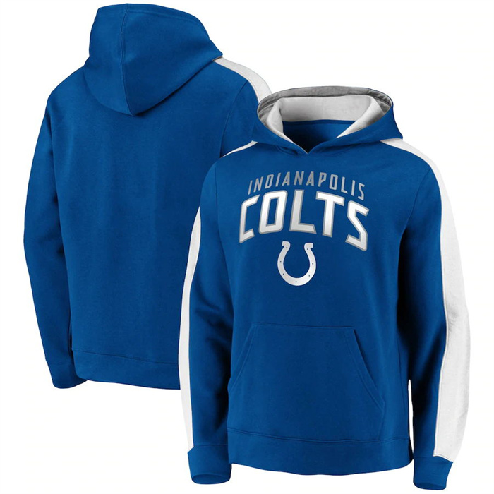 Indianapolis Colts Blue Game Time Arch Pullover Hoodie - Zenithce