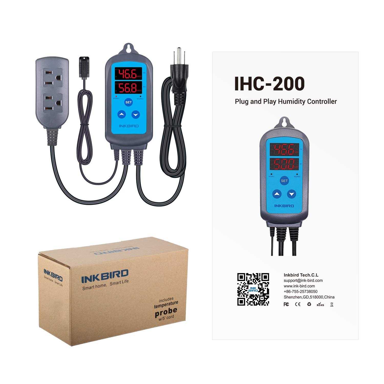Inkbird Digital Temperature Controller w/ Dual Stage Outlet - Zenithce