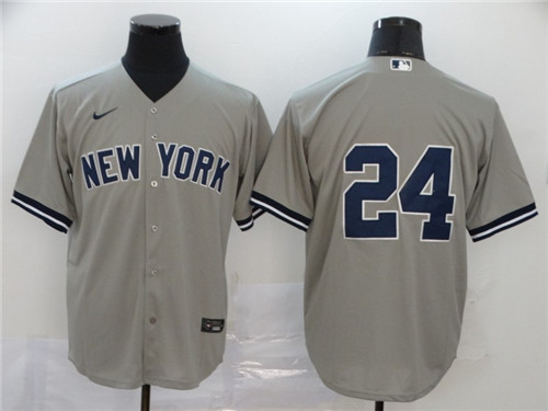 New York Yankees #24 Gary Sánchez Grey Cool Base Stitched Jersey - Zenithce