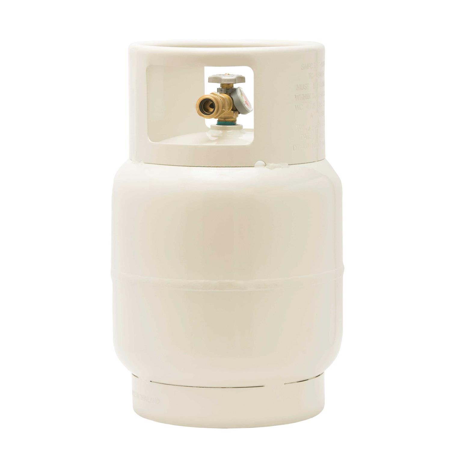 Flame King YSN201b 20 Pound Steel Propane Tank Cylinder with Type 1 Overflow Protection Device Valve, for Grills and BBQs - Zenithce
