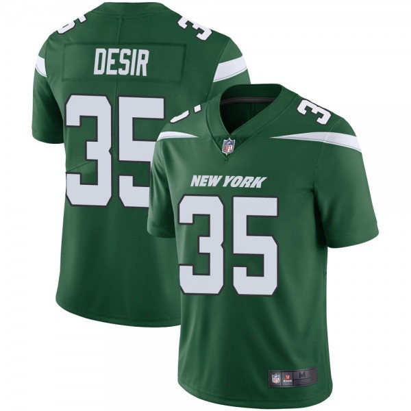 New York Jets #35 Pierre Desir Green Vapor Untouchable Limited Stitched Jersey - Zenithce