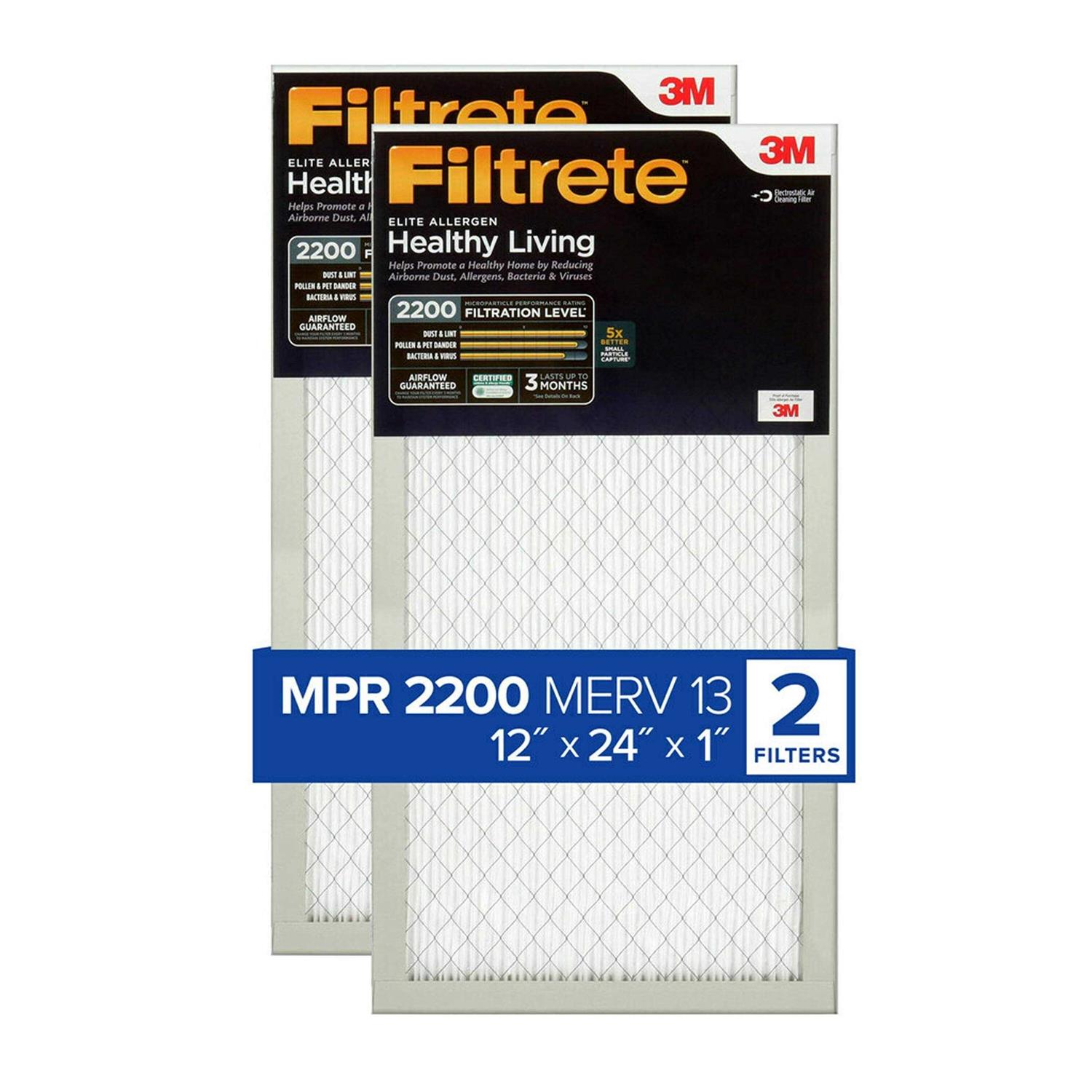 Filtrete Dust Reduction Filter 319-4 12 in x 20 in x 1 - Zenithce