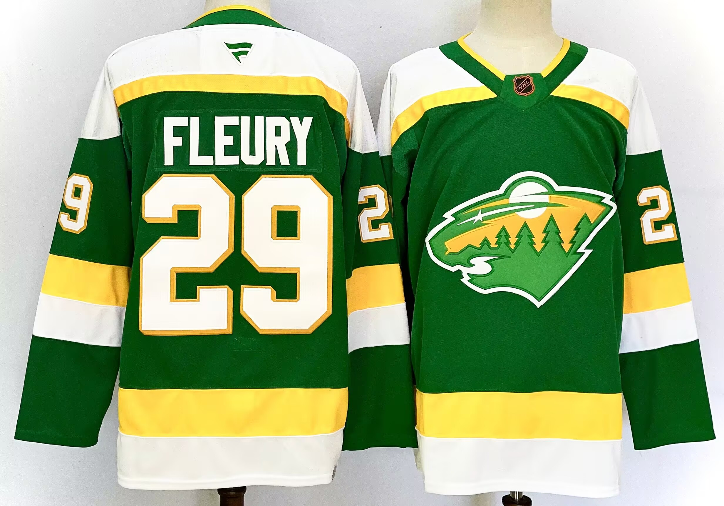 Minnesota Wild #29 Marc-Andre Fleury Green 2024-25 Alternate Stitched Jersey - Zenithce