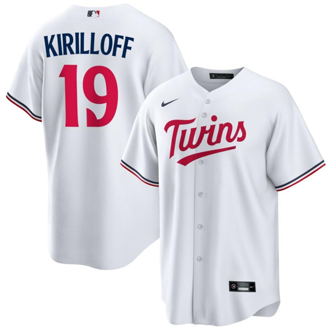 Minnesota Twins #19 Alex Kirilloff White Cool Base Stitched Jersey - Zenithce