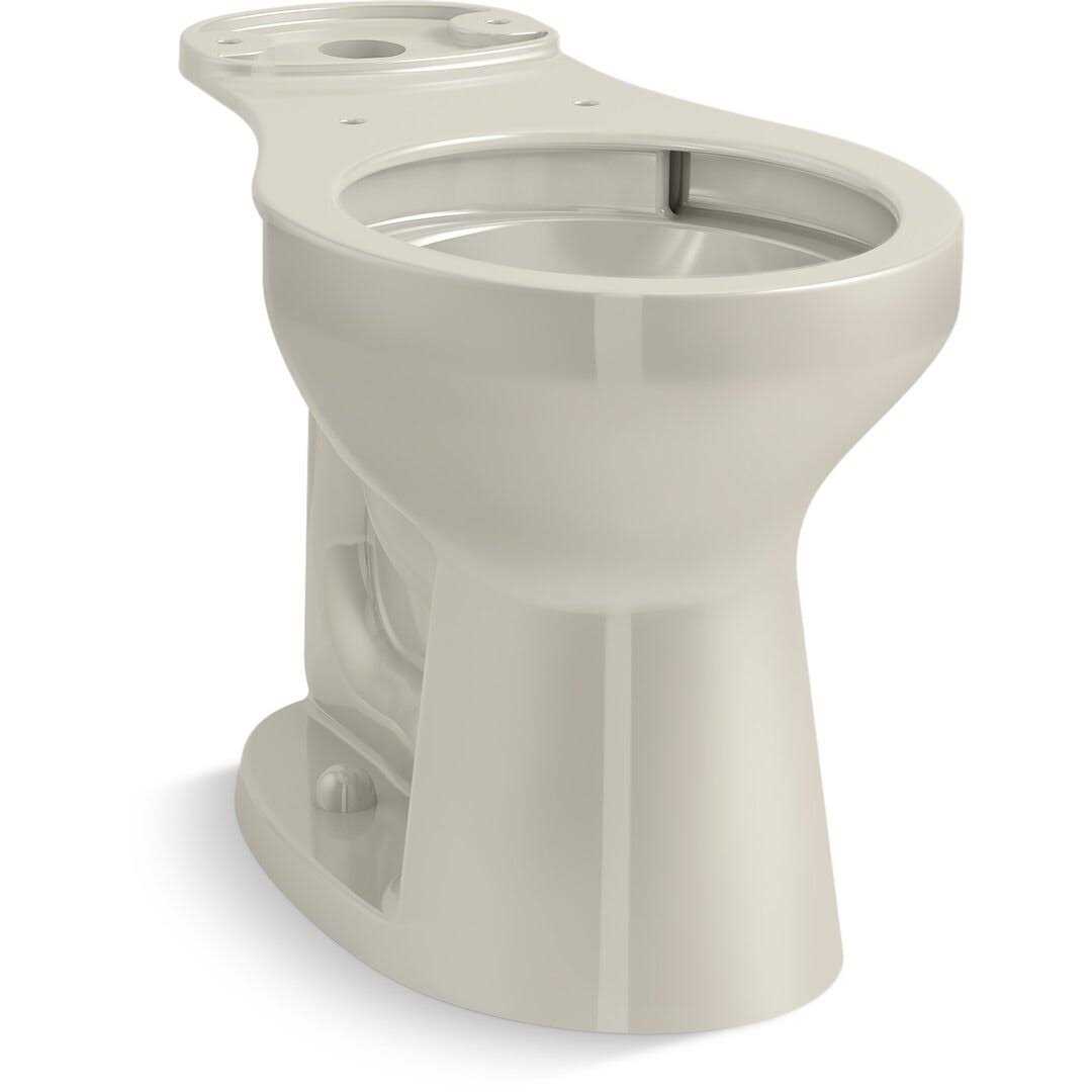 Kohler Cimarron Round-front Chair-Height Toilet Bowl - Zenithce