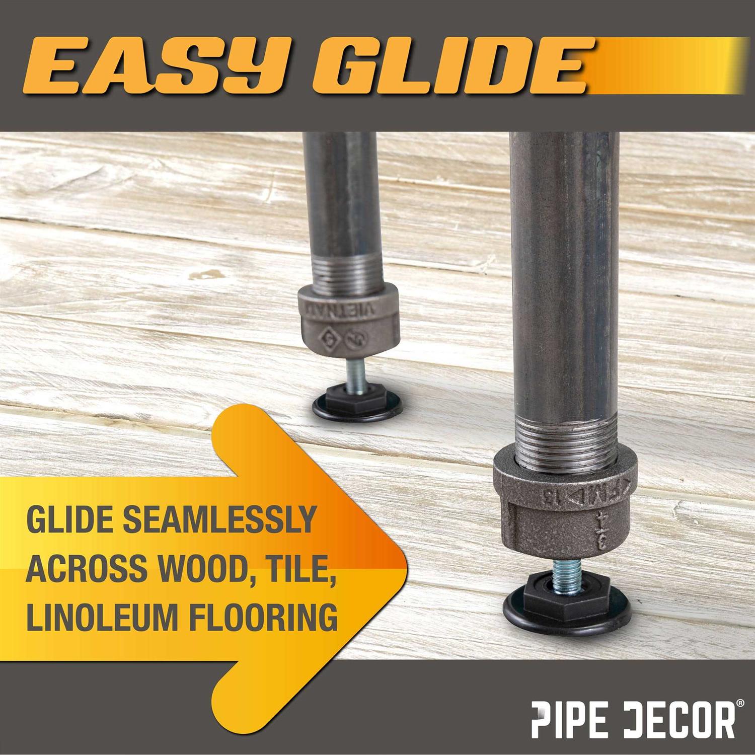 Pipe DECOR Furniture Leg Levelers - Zenithce
