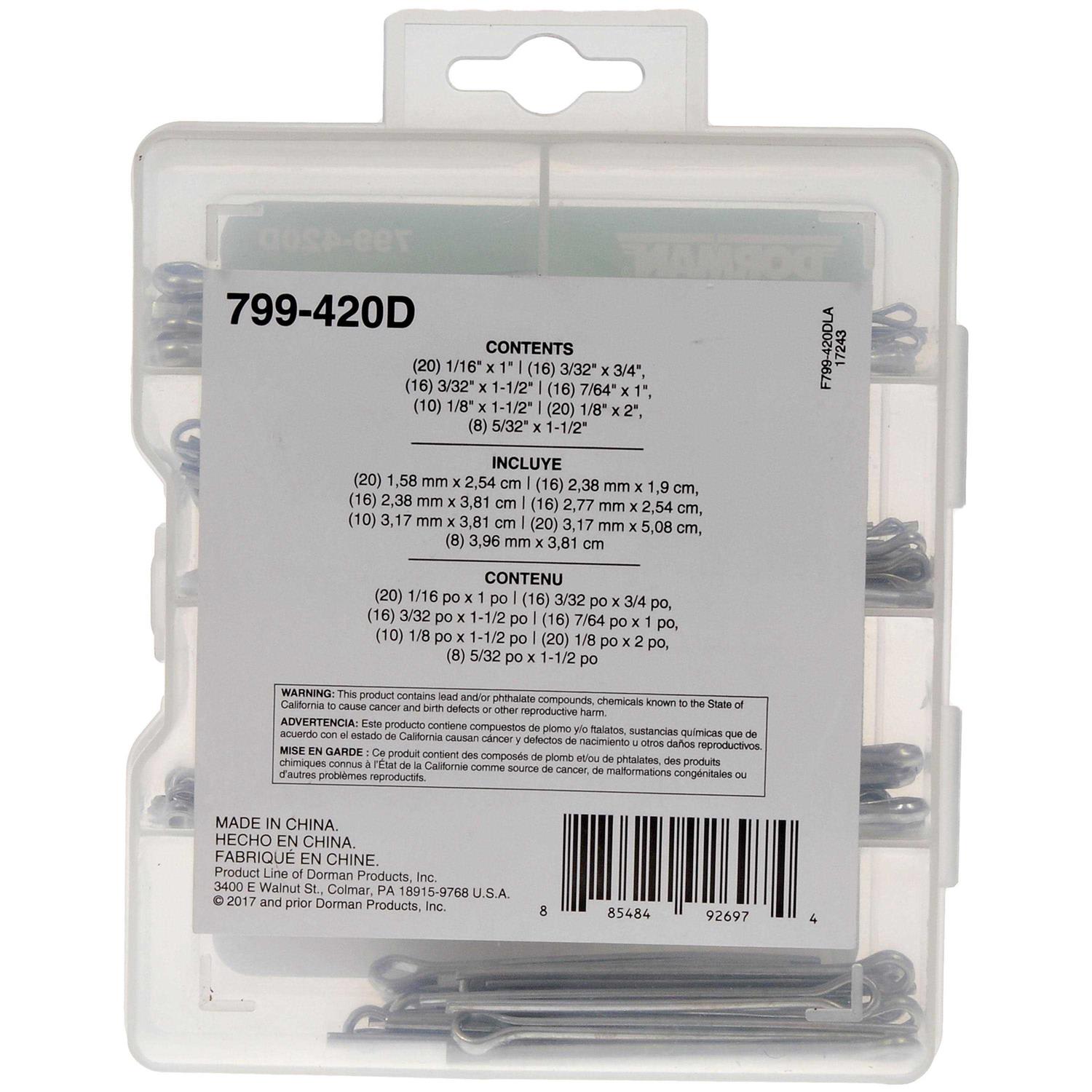 Dorman 799-335D Pro Pack Washers Grade 8/Class 10.9 - Zenithce
