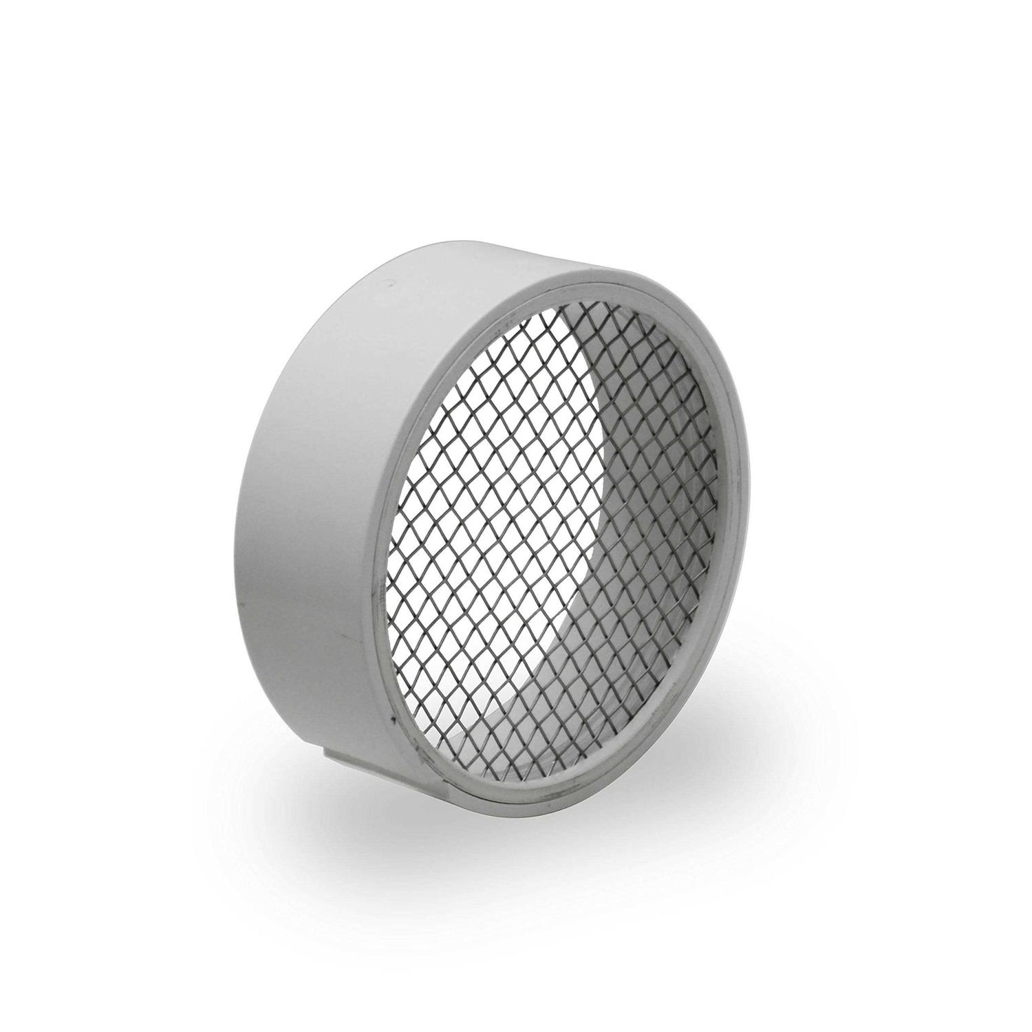 Raven R1509 3 inch PVC Termination Vent with Stainless Steel Screen - Zenithce