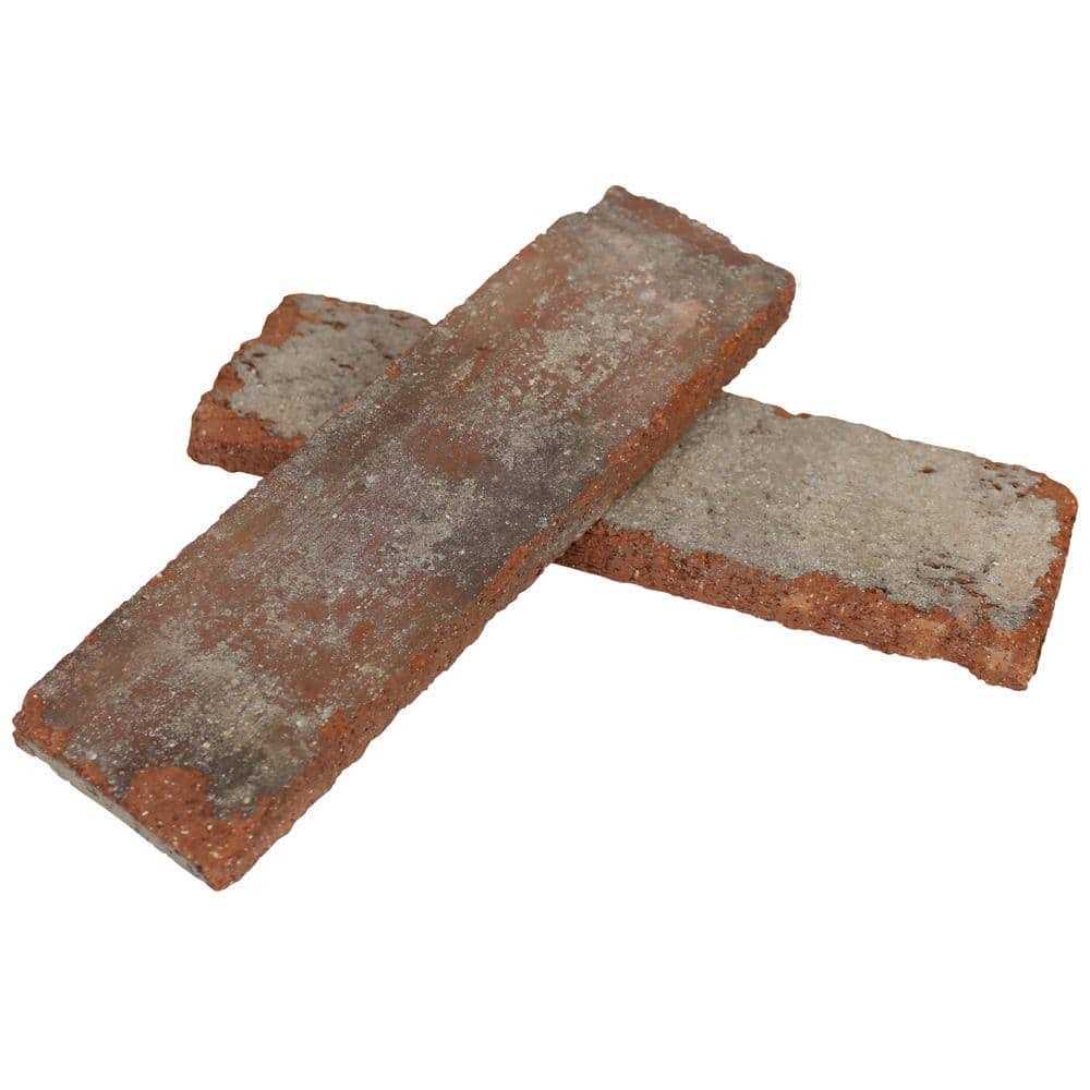 Old Mill Brick 7.625 in. x 2.25 in. x 0.5 Thin Brick Singles - Zenithce