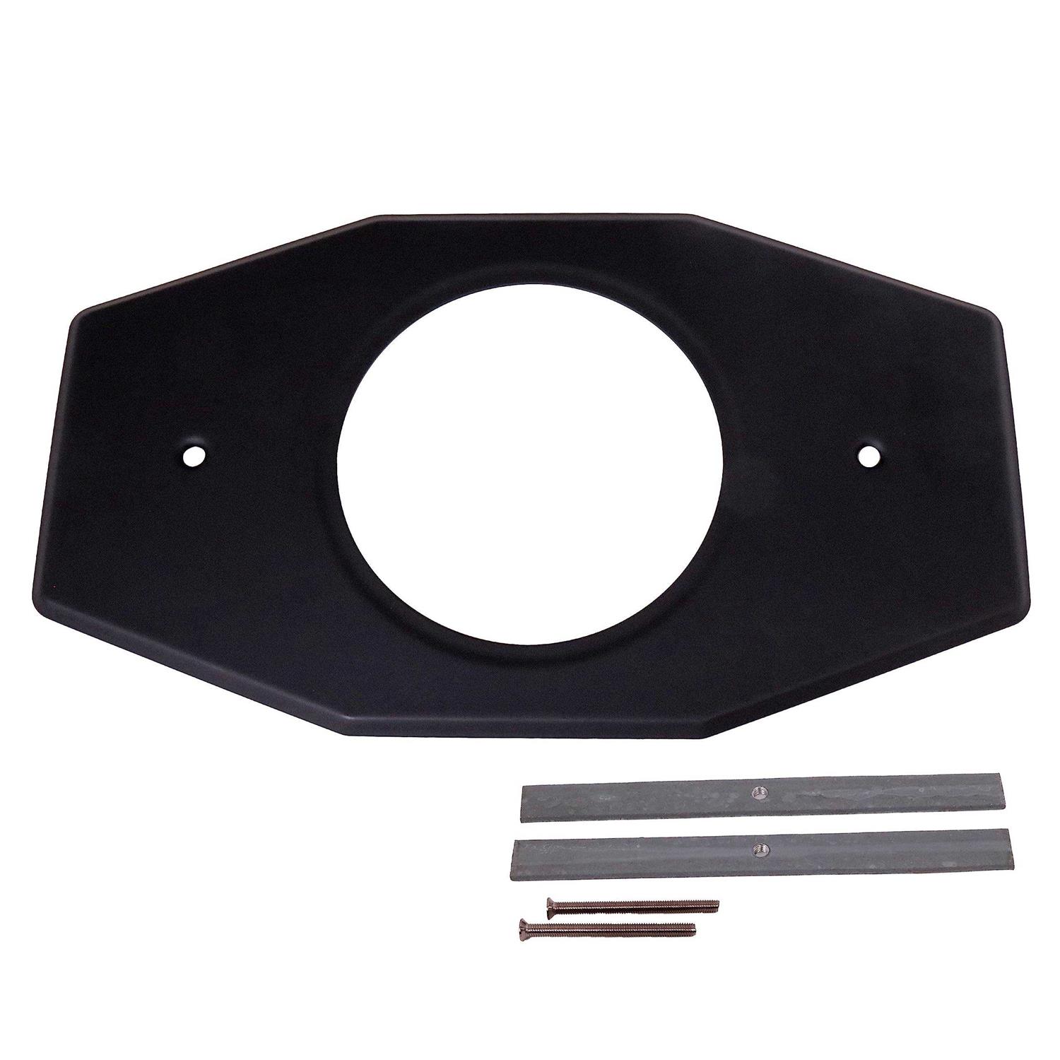 Westbrass Floating No-Hole Overflow Faceplate D980R-26 - Zenithce