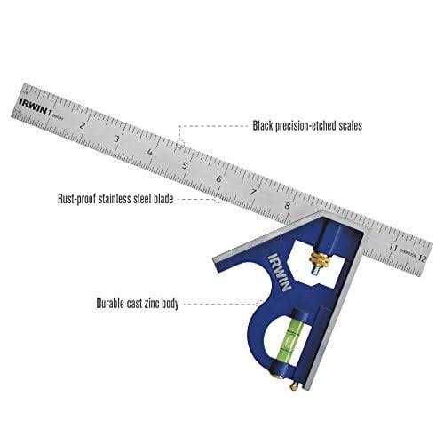 Irwin Metal Combination Square 1794469 - Zenithce