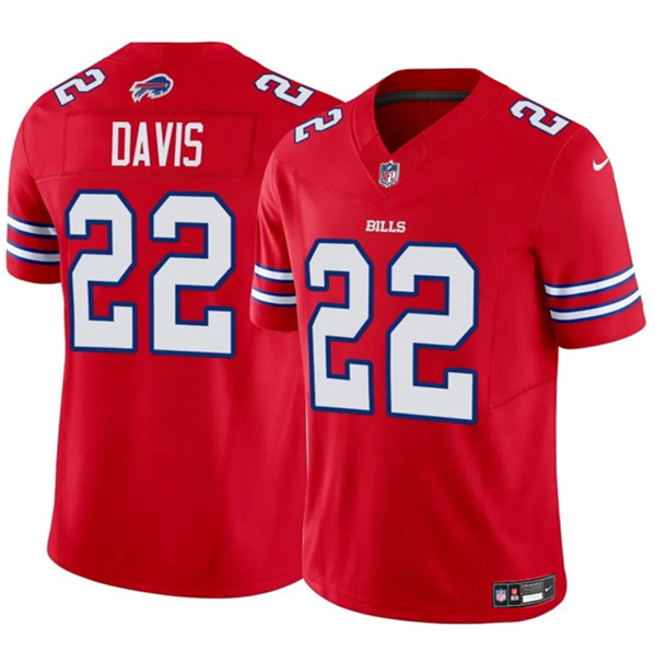 Buffalo Bills #22 Ray Davis Red 2024 F.U.S.E. Vapor Untouchable Limited Stitched Jersey - Zenithce