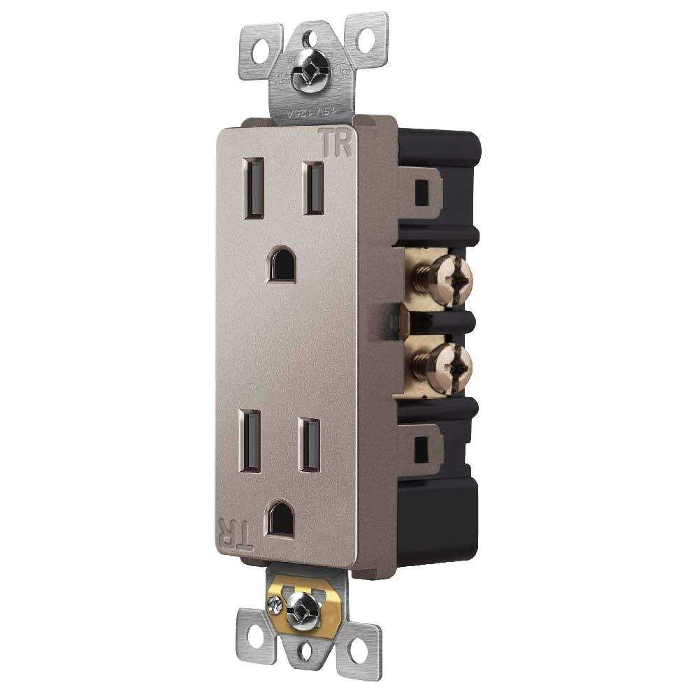 Enerlites Elite Series Decorator Receptacle Child Safe Tamper-Resistant Outlet - Zenithce