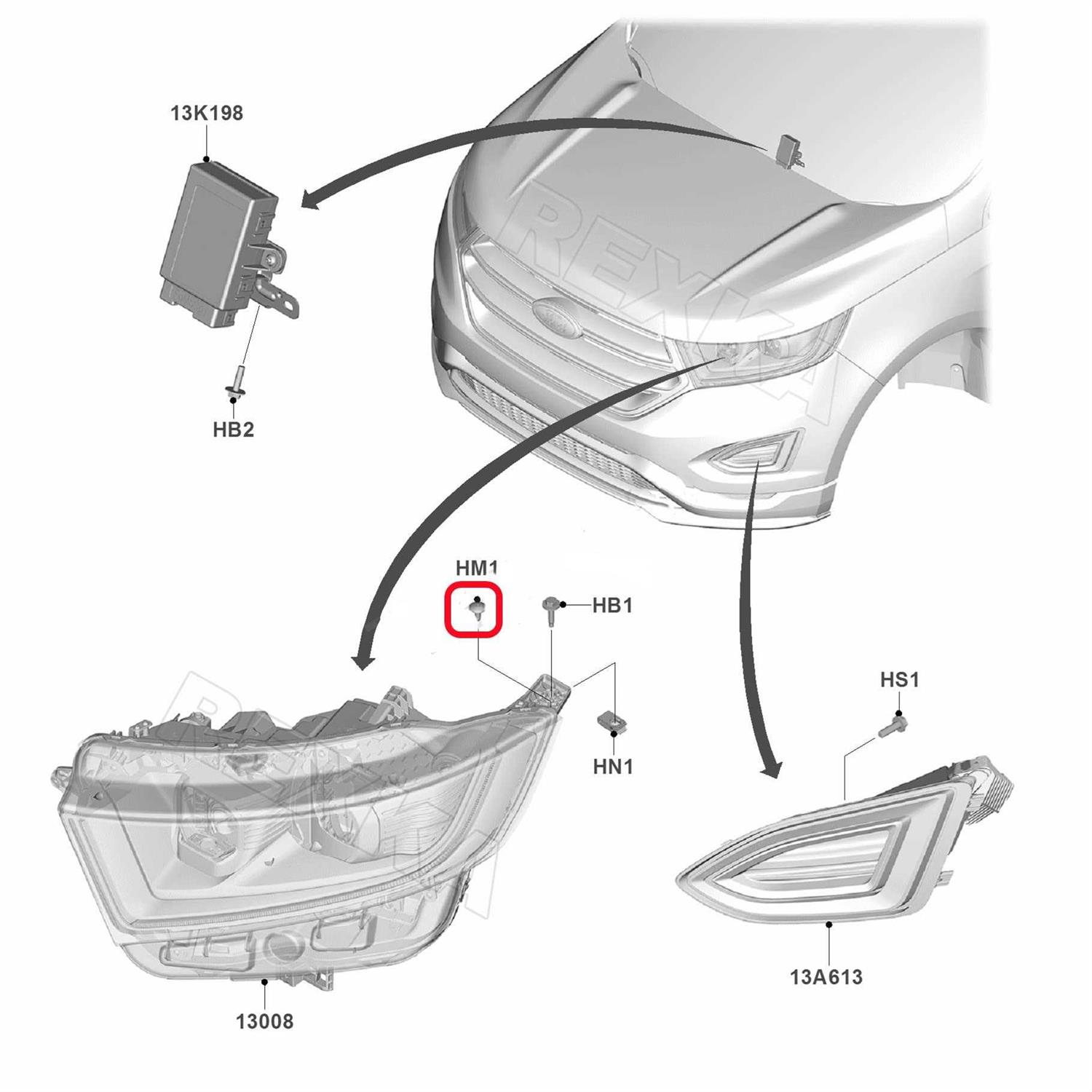 Rexka Fender Liner Push-type Retainer Clip Fastener Compatible W - Zenithce