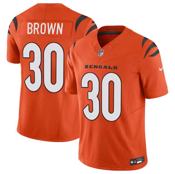 Cincinnati Bengals #30 Chase Brown Orange 2024 F.U.S.E. Vapor Untouchable Limited Stitched Jersey - Zenithce