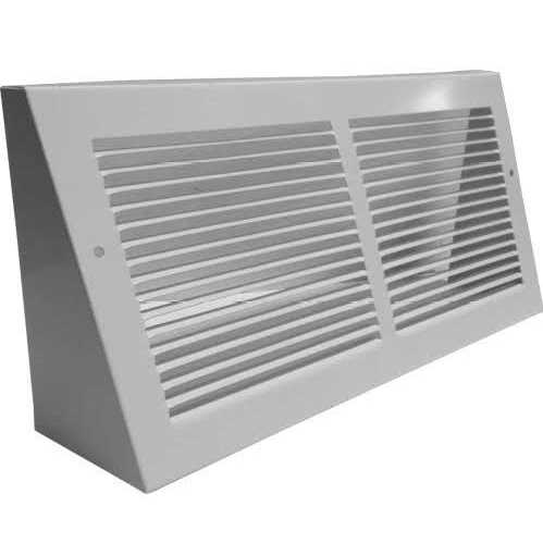 White Triangular Baseboard Grill - Zenithce