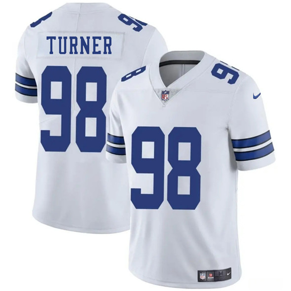 Dallas Cowboys #98 Payton Turner White 2025 Vapor Untouchable Limited Stitched Jersey - Zenithce