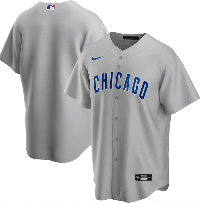 Chicago Cubs Grey Cool Base Stitched Jersey - Zenithce