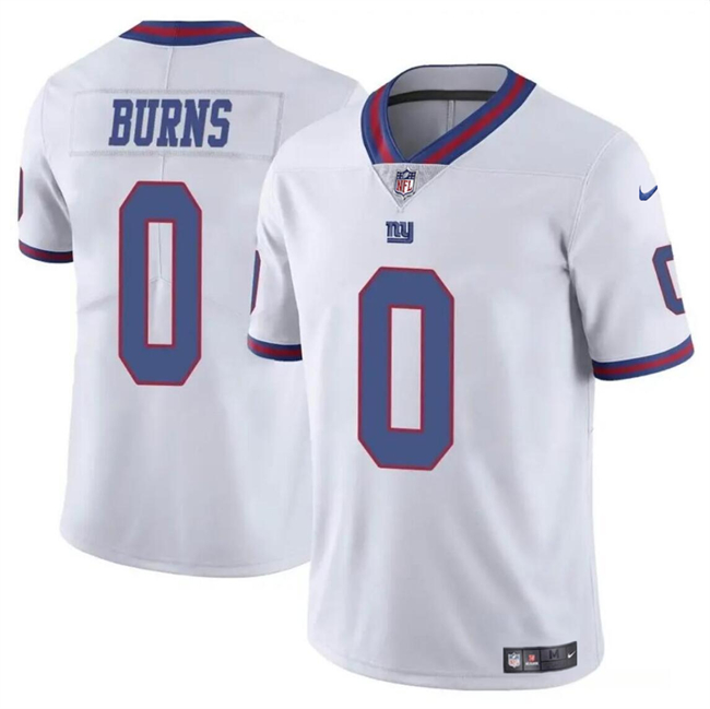 New York Giants #0 Brian Burns White Limited Stitched Jersey - Zenithce